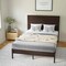 Flash Furniture DK Brown Full Wooden Platform Bed with Headboard MG-09004FB-F-DKBRN-GG - alternate 8